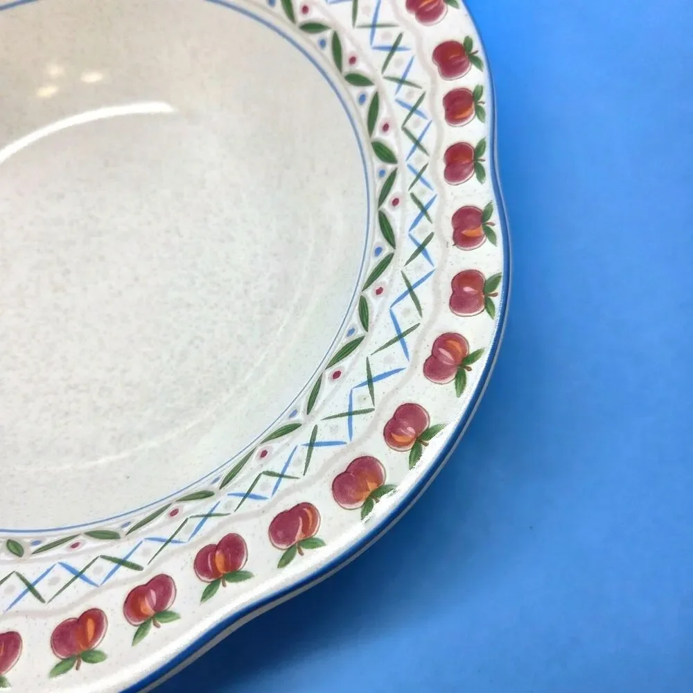 Mikasa Country Charm Country Image Vegetable Serving Bowl 10.5